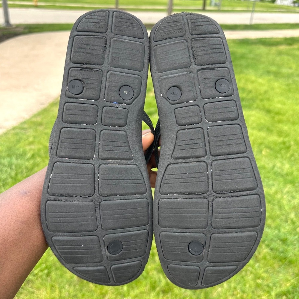 Nike Solarsoft Thong 2 Flip Flop Sandals Men's Size 11 Black - Picture 5 of 9